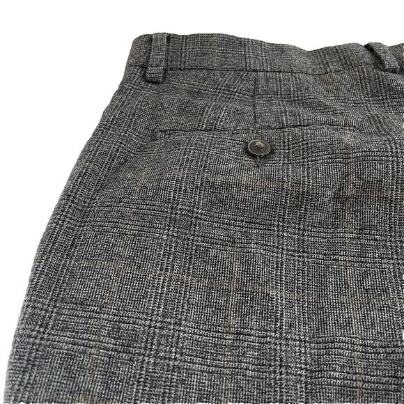 Jos. A. Bank 1905 Dress Pants Men's 38RX29 Gray Wool Blend Flat Front - Picture 7 of 10